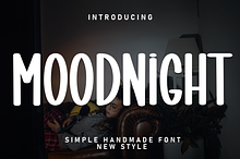 Moodnight | Script Font
