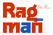Ragman - Futuristic Sans 9 Fonts, a Sans Serif Font by Casloop Studio (Thumbnail 1 of 10)