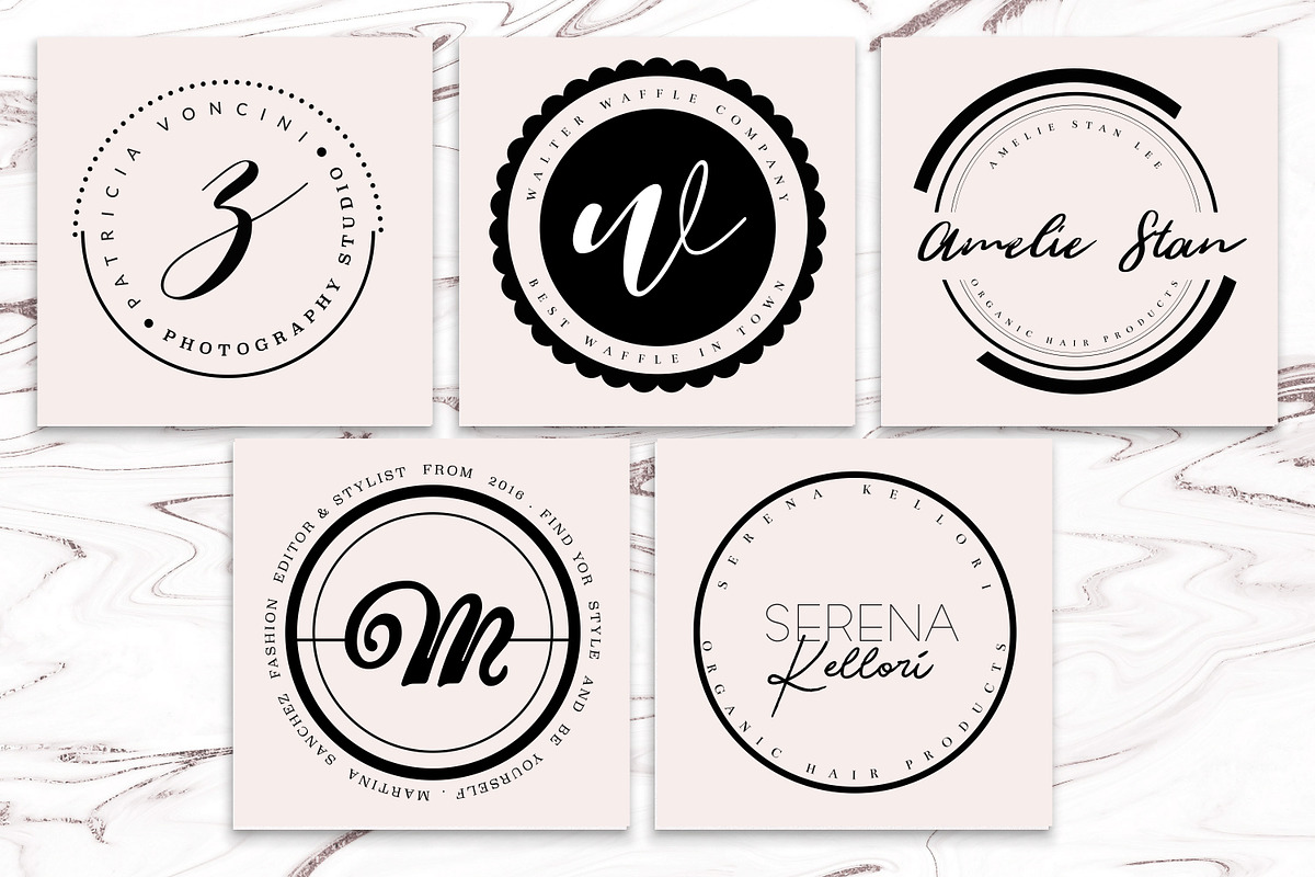 PREMIUM 120 Stamp Logo Bundle, a Branding & Logo Template by IsikChic (Photo 12 of 30)