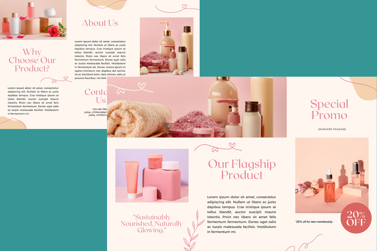 Modern Trifold Brochure Template, a Brochure Template by judayartworks (Photo 21 of 21)