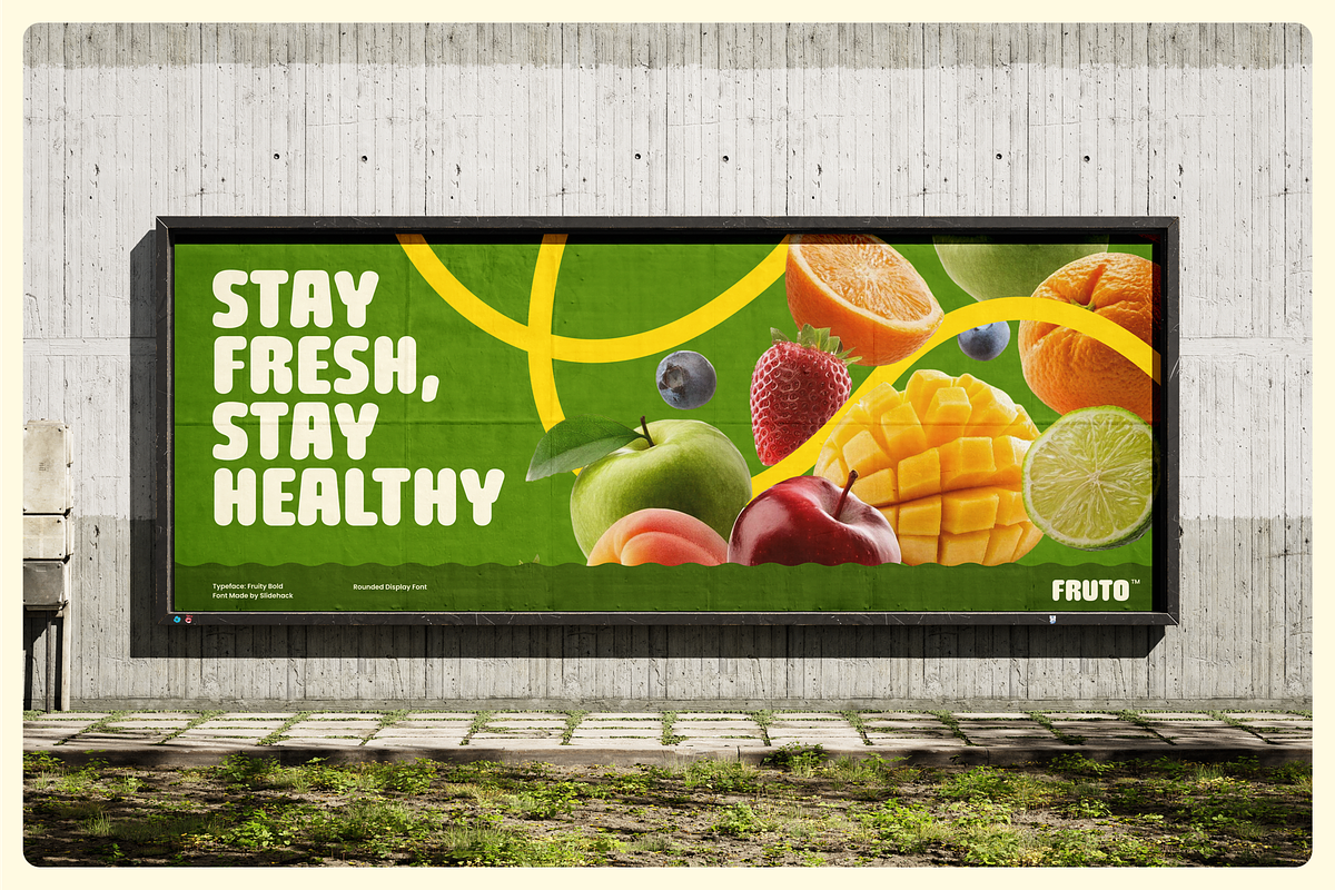 Fruity Bold - Bold Display Font, a Font by Studio Moara (Photo 8 of 8)