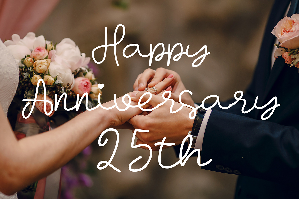 Simple Wedding is a handwritten font, a Script Font by Brown Cupple (Photo 4 of 7)