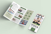 Yoga Trifold Brochure Template, a Brochure Template by Template Shop (Thumbnail 2 of 4)