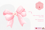 Pink Coquette Ribbon Clipart, an Object Illustration by ponponartwork (Thumbnail 4 of 6)