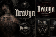 Dravyn – Gothic Blackletter Typeface, a Blackletter Font by Wow Magic (Thumbnail 5 of 5)