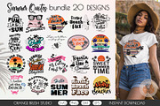 Summer Beach Quotes SVG Bundle, an Illustration by Orange Brush Studio (Thumbnail 1 of 4)