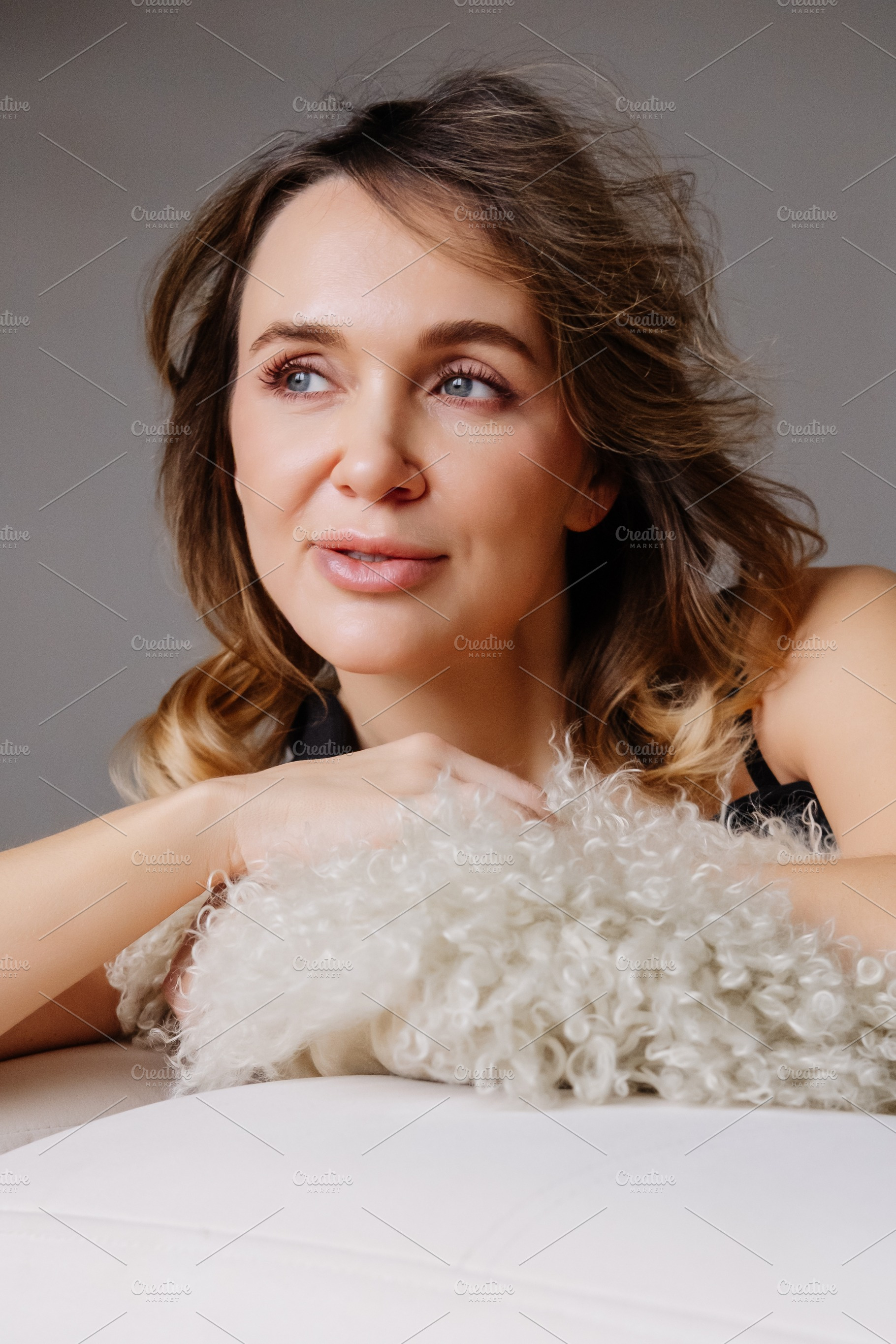 Thoughtful woman beauty portrait mood lifestyle, a Person Photo by Photo Drive Studio