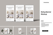 Rollup Banner Mockup, an Advertising Mockup by ZifaraDesign (Thumbnail 1 of 11)