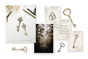 Watercolor Vintage Key Set, a Decorative Illustration by MayaNavits (Thumbnail 7 of 12)
