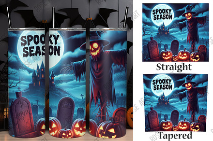 Spooky Season Skeleton Tumbler Wrap