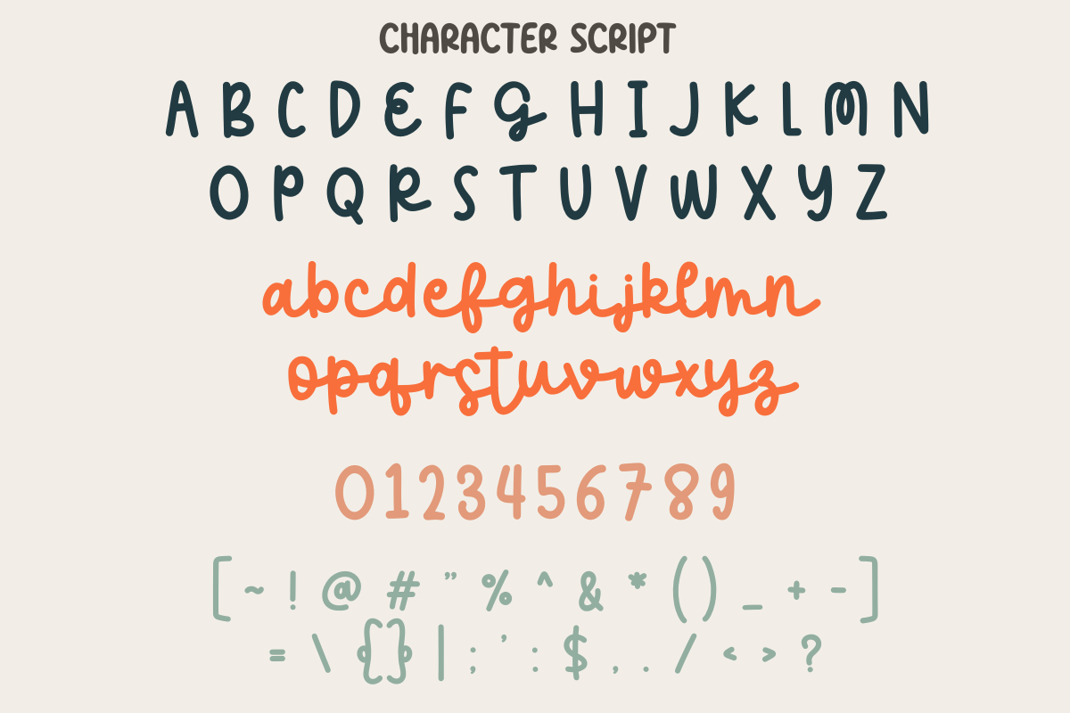 Kinder Someone, a Handwritten Font by SaktiAvellin (Photo 5 of 9)