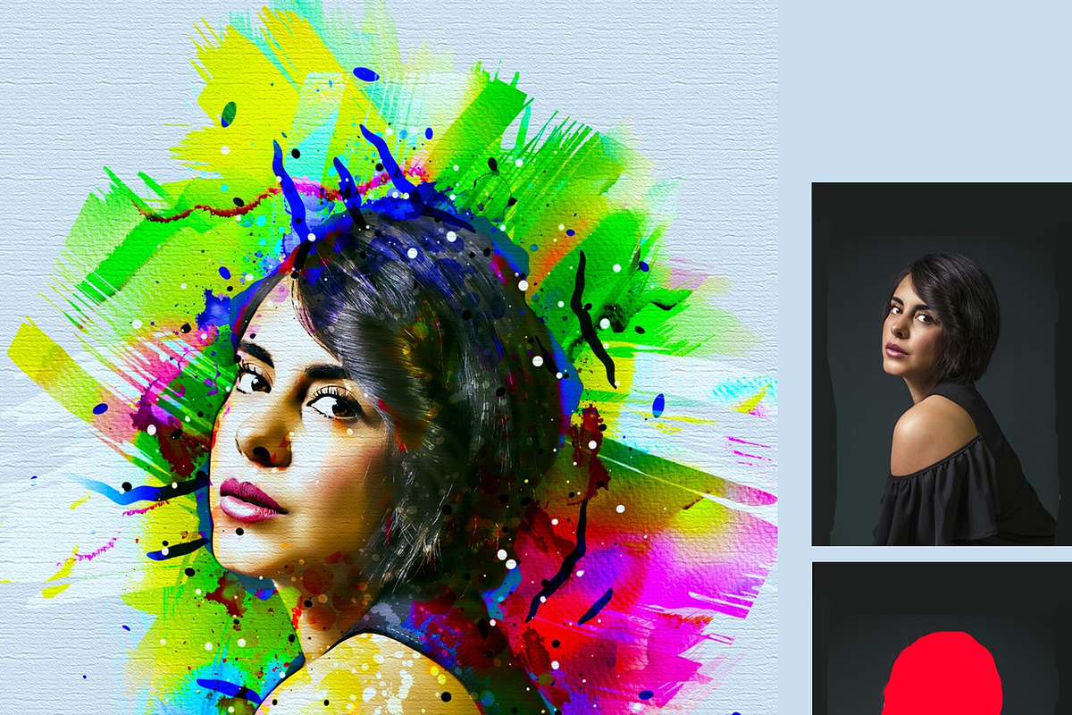 Paint Photoshop Action, an Action Add-On by MRI STUDIO (Photo 4 of 19)