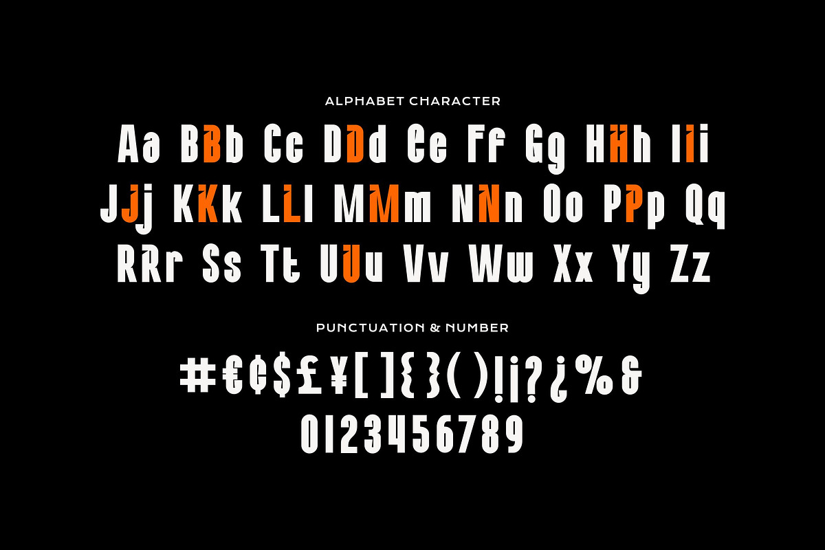 Roginds - Bold Condensed Typeface, a Sans Serif Font by Imoodev (Photo 5 of 5)