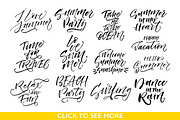 Big Summer Lettering Pack., an Illustration by Asya Mix (Thumbnail 2 of 15)