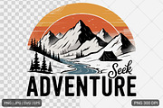 Vintage Mountain Adventure Bundle, an Illustration by Actual Pixel (Thumbnail 7 of 11)
