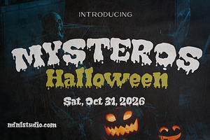 Mysteros - Halloween Font