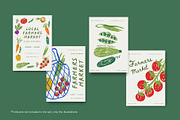 Farmers Market Hand Drawn Clipart, a Food Illustration by Barkova Nadya (Thumbnail 5 of 7)