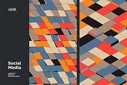 Social Media Vector Backgrounds V 05, a Background Graphic by dvtchk (Thumbnail 7 of 9)