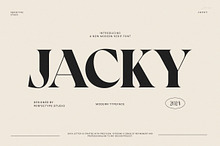 Jacky Modern Serif Font
