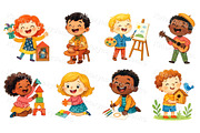 Creative kids clipart PNG set, an Education Illustration by Bubert Art (Thumbnail 1 of 5)