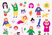 Fanciful persons | Playful font, a Sans Serif Font by JuliaVolkova (Thumbnail 5 of 13)