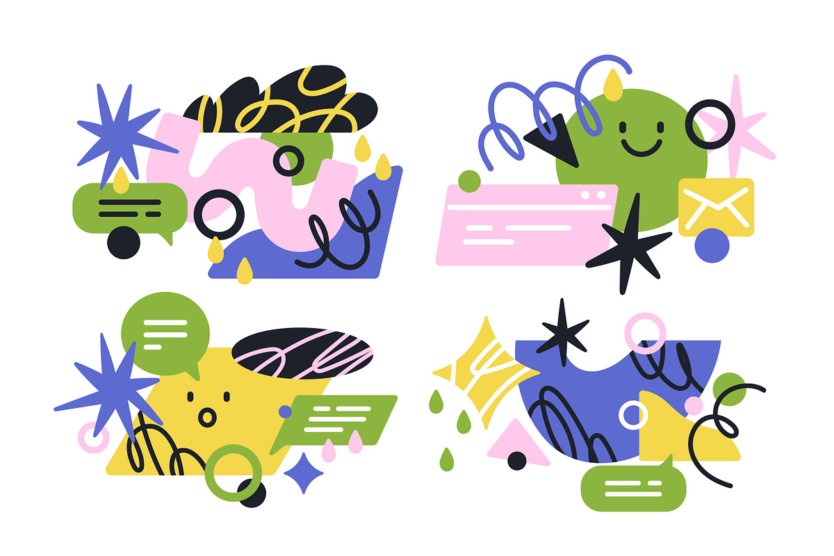 Abstract shapes, geometric elements, a Decorative Illustration by Good Studio (Photo 4 of 8)