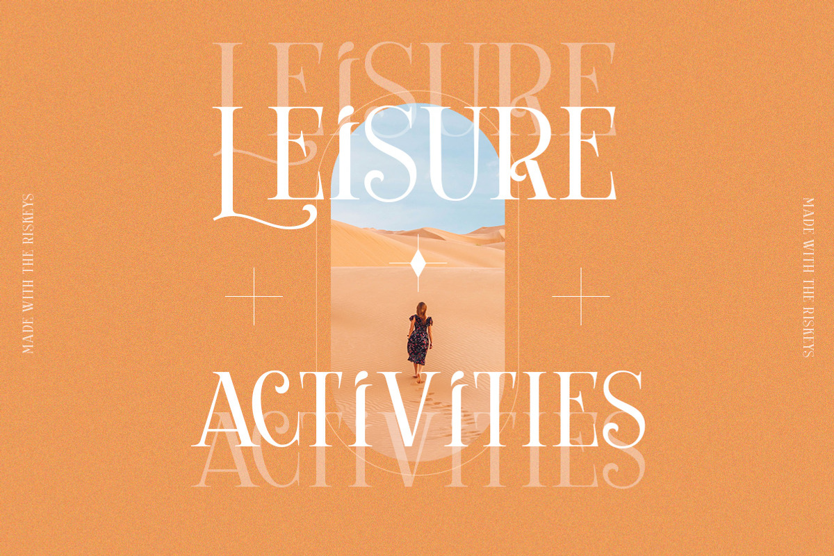 Riskeys - Serif Typeface, a Sans Serif Font by Letterhend Studio (Photo 8 of 9)