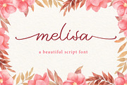 melisa, a Script Font by AMINMARIO (Thumbnail 12 of 12)