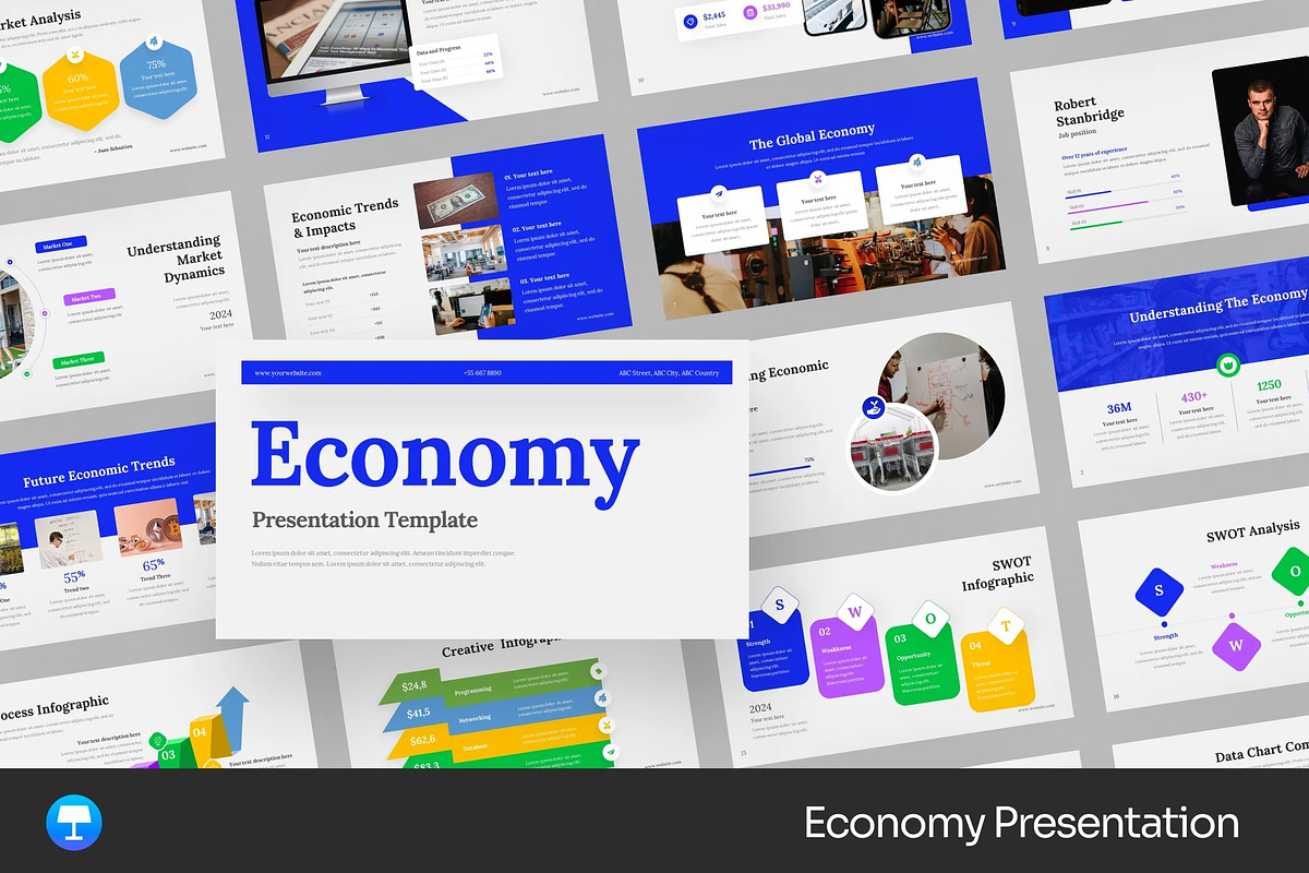 Economy Presentation Keynote, a Presentation Template by Fit-tee (Photo 1 of 2)