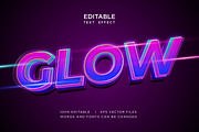 neon editable eps text effect bundle, a Plug-in Add-On by yokbisayok (Thumbnail 2 of 5)
