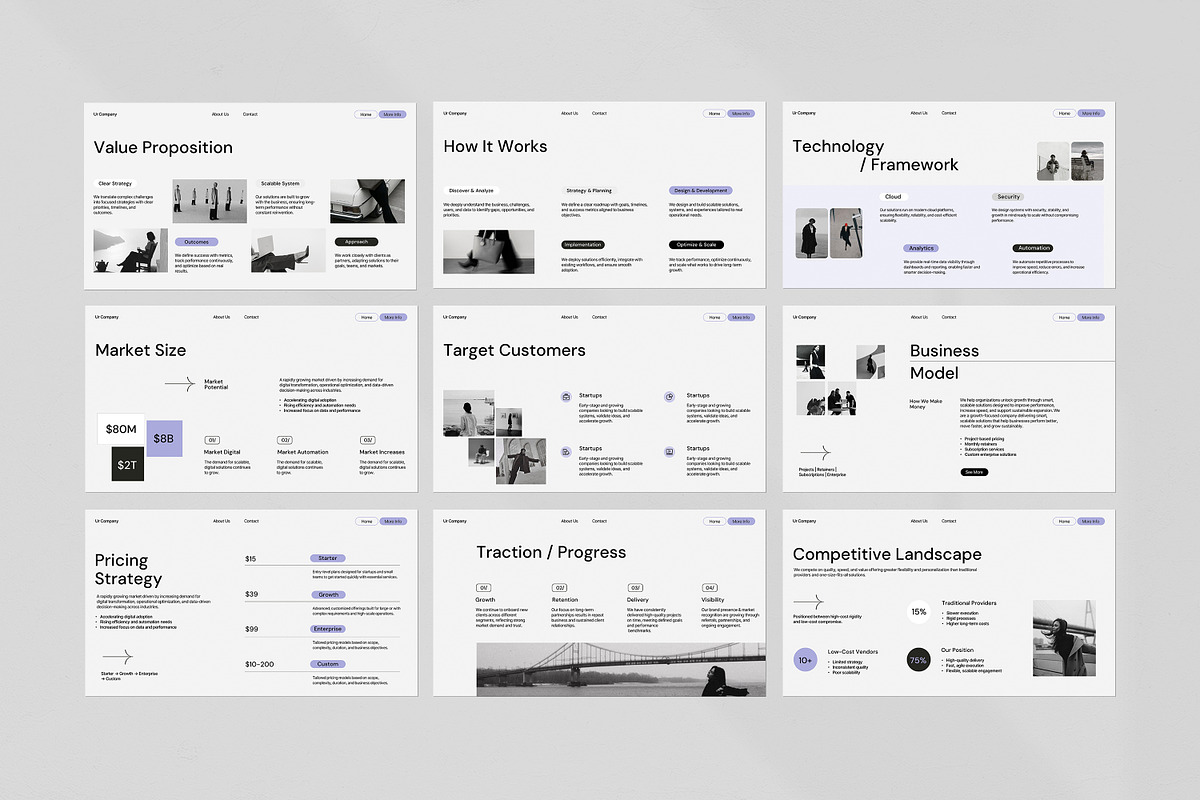 Pitch Deck Presentation Template, a Presentation Template by evgenystudio (Photo 7 of 9)