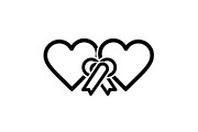 50 Love Bond Heart Icons Vector Bund, an Illustration by Designs_River (Thumbnail 12 of 46)
