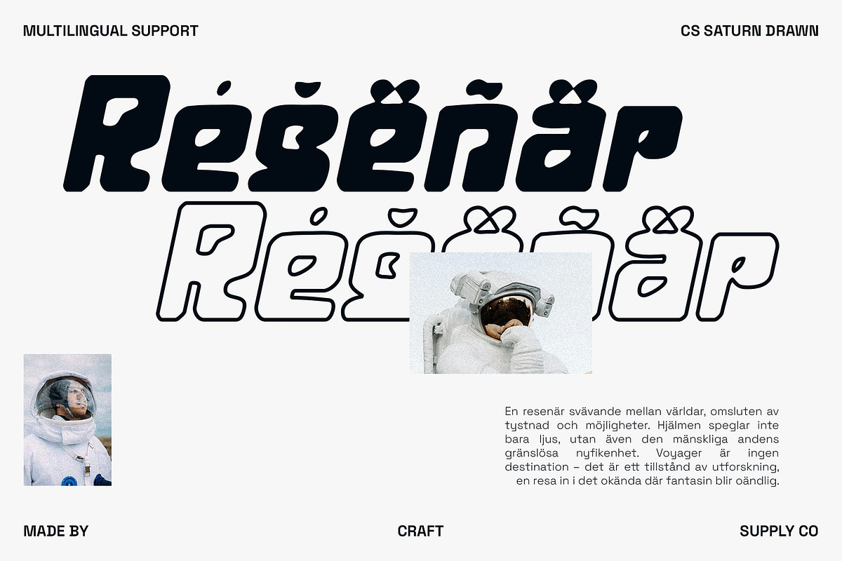 CS Saturn Drawn, a Sans Serif Font by Craft Supply Co. (Photo 5 of 8)