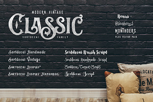 Sortdecai Font Family & Bonus 70%OFF