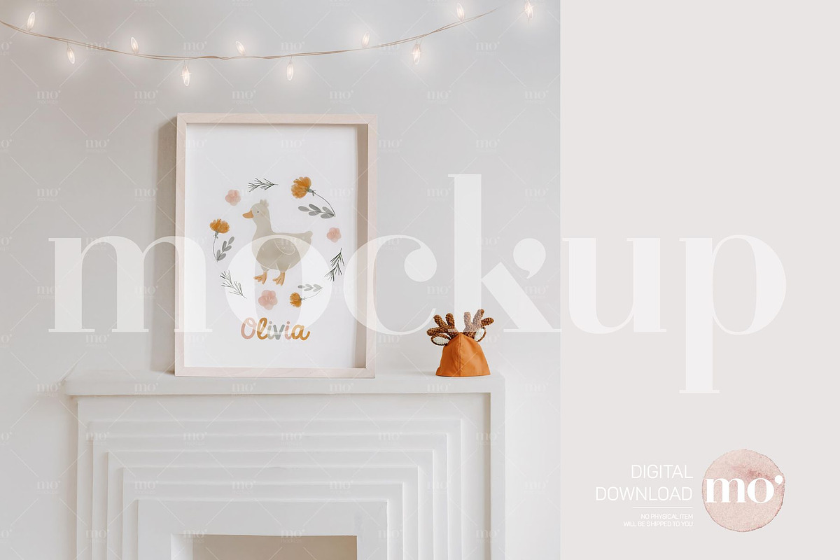 A3 Nursery Frame Mockup, a Product Mockup by MoMockups (Photo 1 of 4)
