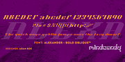Alexander™, a Slab Serif Font by MINDCANDY (Thumbnail 6 of 6)