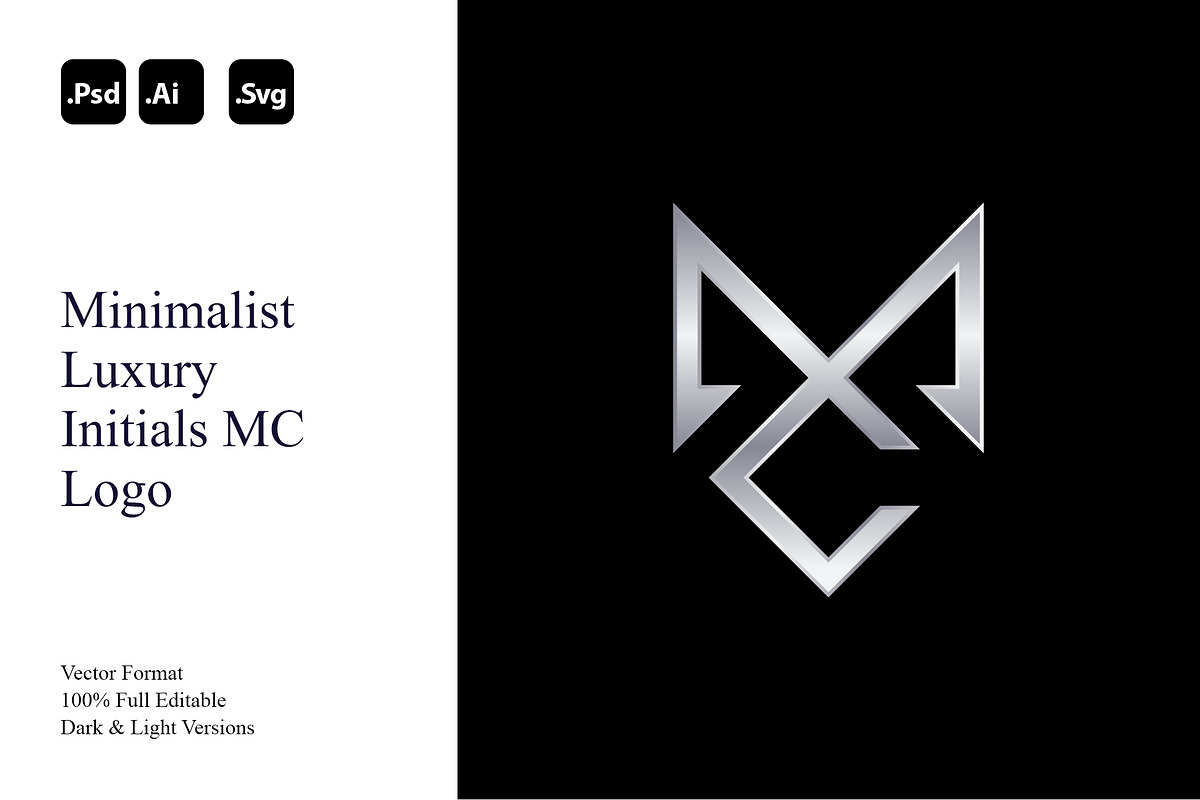 Minimalist Luxury Initials MC Logo, a Branding & Logo Template by Luxury Logos (Photo 1 of 4)