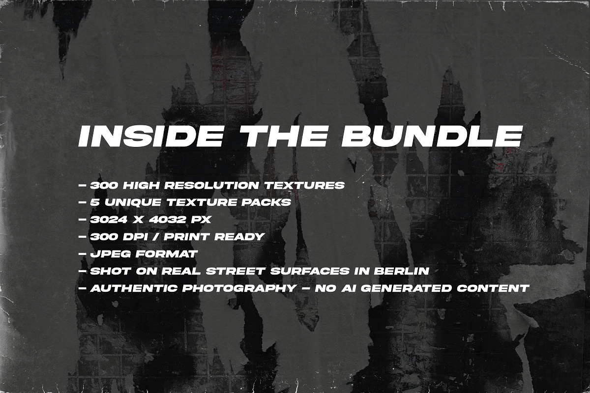 Urban Textures Bundle, a Texture Graphic by New Blood Studio - Berlin (Photo 2 of 11)