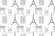 Vector set with landmarks of Paris, a Graphic by lycka (Thumbnail 2 of 5)