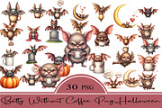 Batty Without Coffee Png,Halloween P, an Illustration by CrexoraLab (Thumbnail 1 of 5)