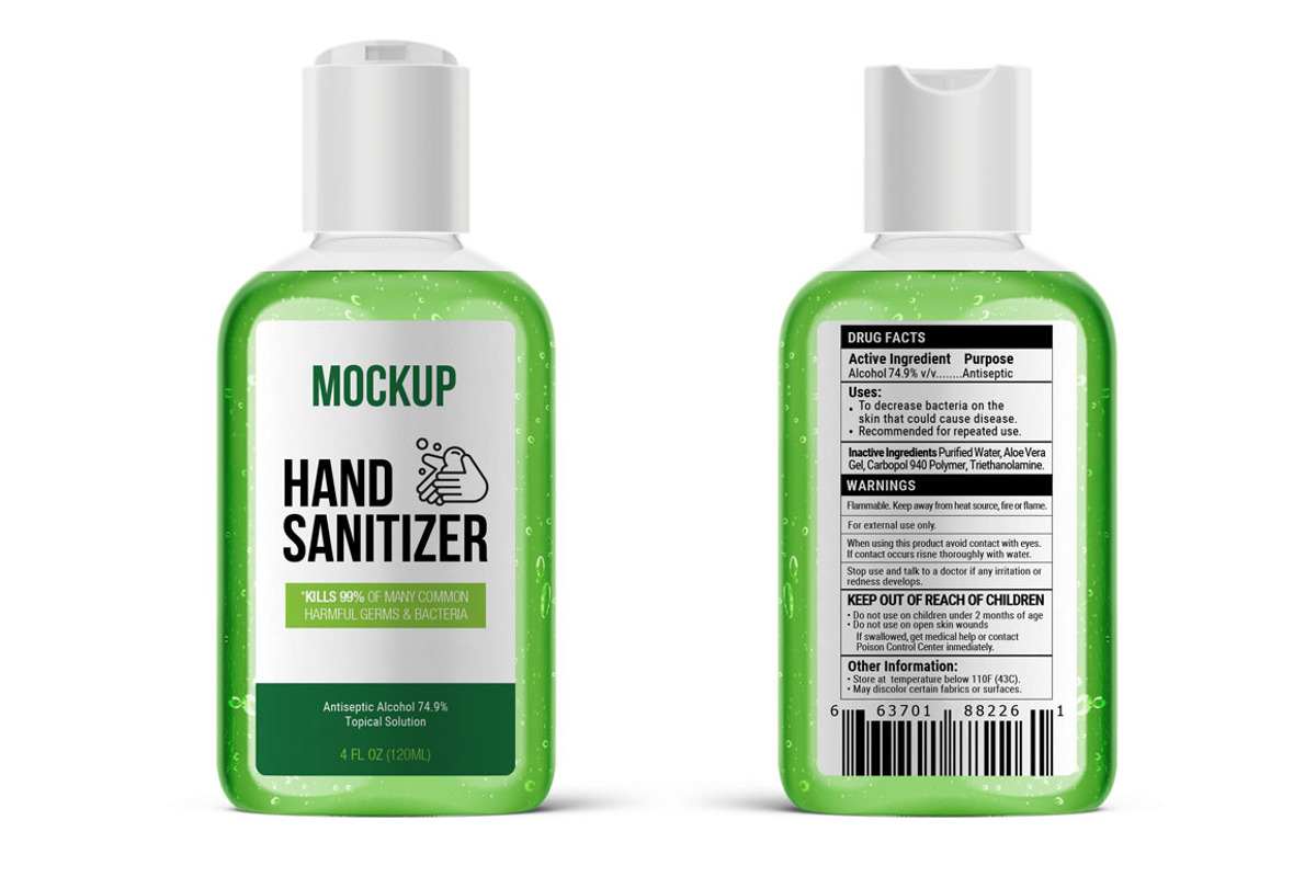 Hand Sanitizer | Mockup Bottle, a Product Mockup by Sergey Serebrennikov (Photo 3 of 3)