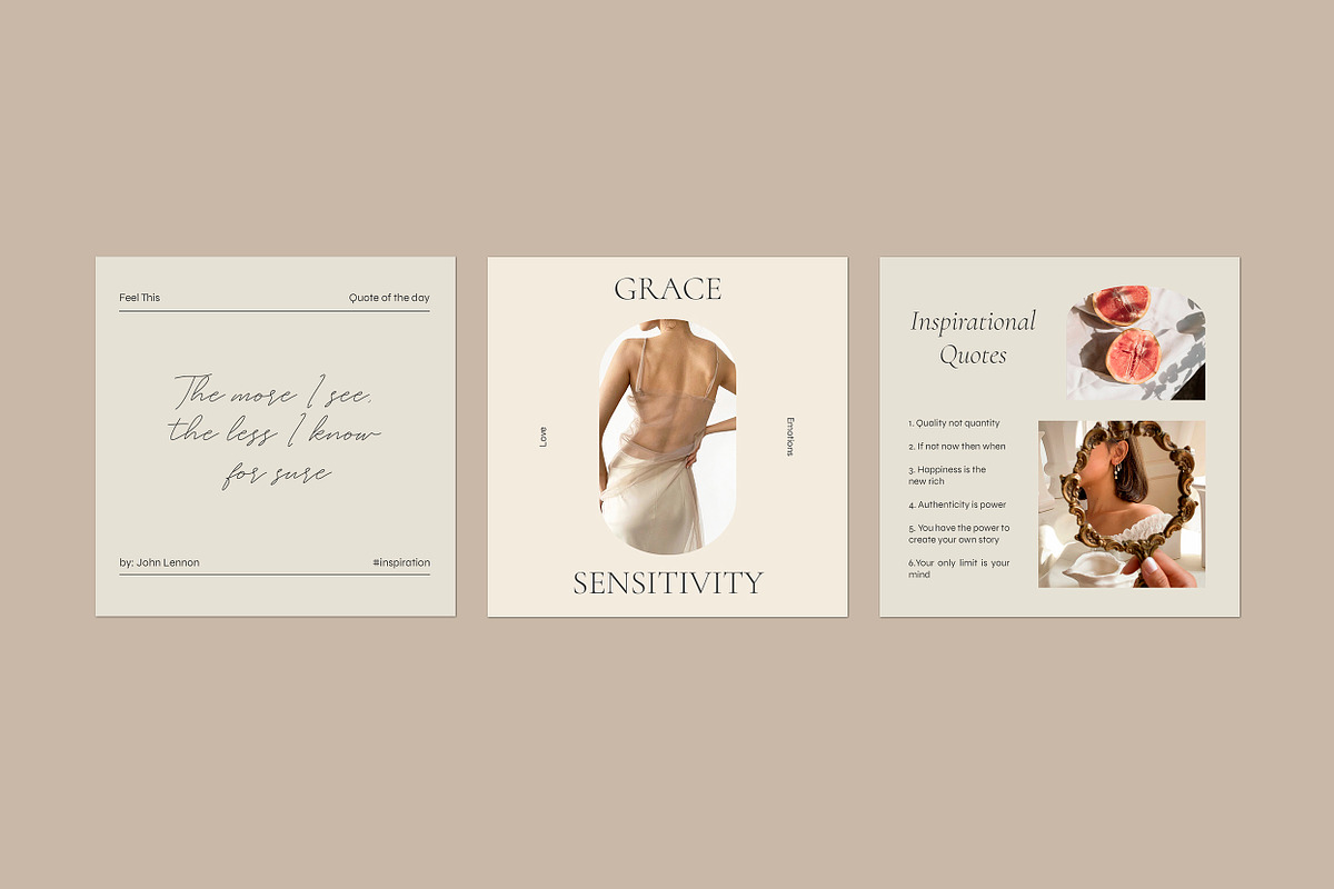 Romance Social Media Pack PS, a Social Media Template by Feel This (Photo 9 of 18)