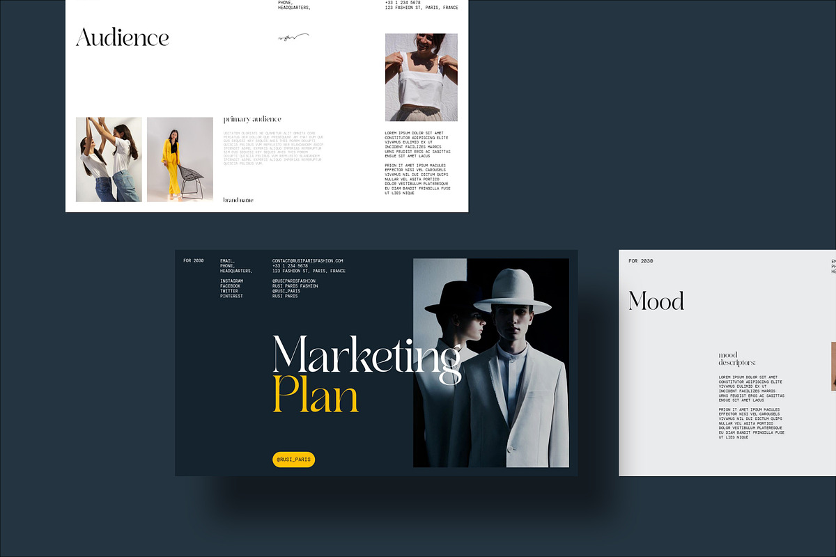 Rusi Marketing Plan Template preview 4