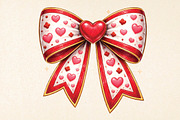 Coquette Bow Heart Png, Valentine De, an Illustration by DreamPrint404 (Thumbnail 1 of 6)