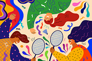 Summer sport, a Sport Illustration by MoleskoStudio (Thumbnail 2 of 4)