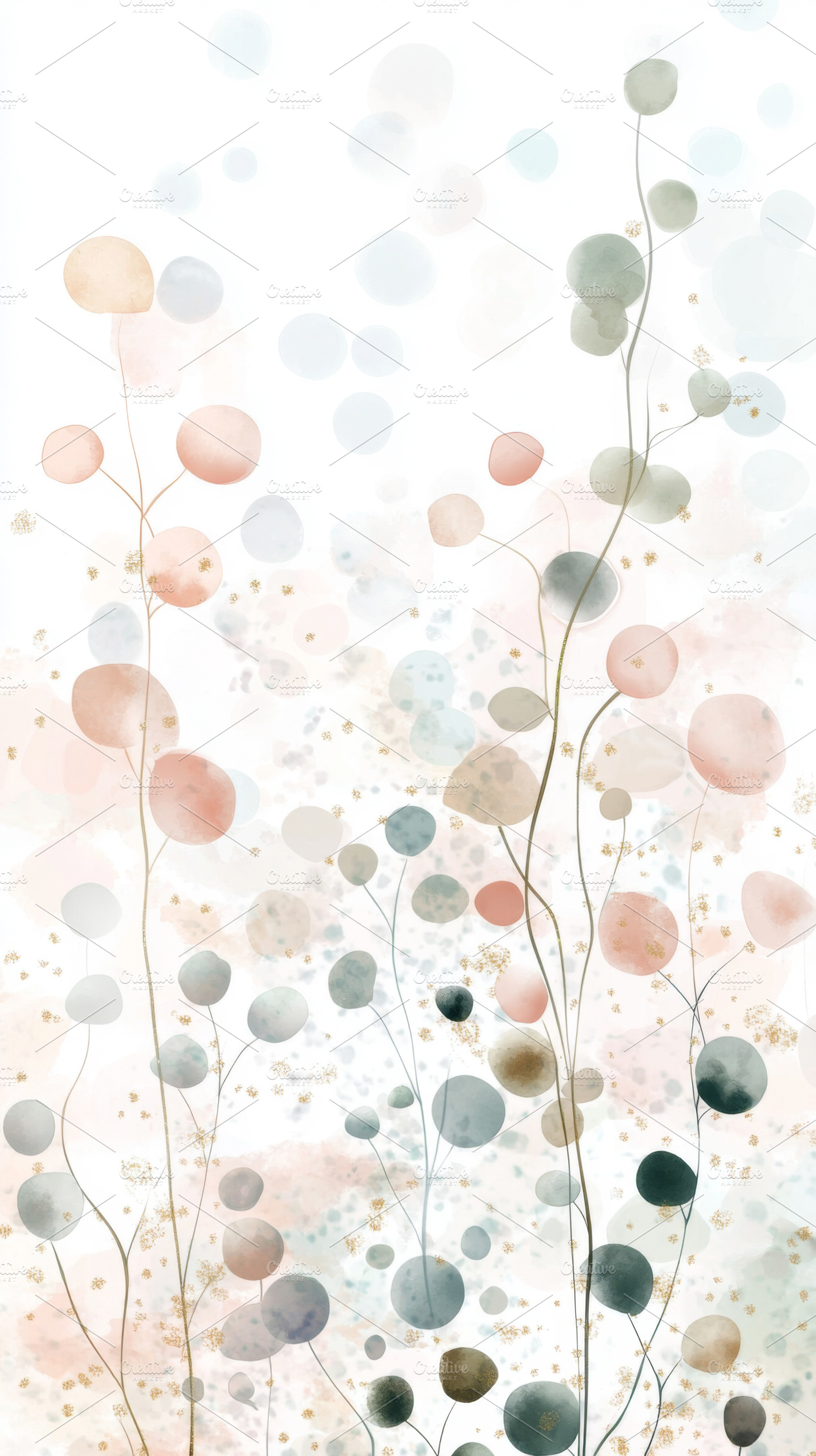 Delicate floral pattern suitable for natural background, a Photo by Dvoevnore photos