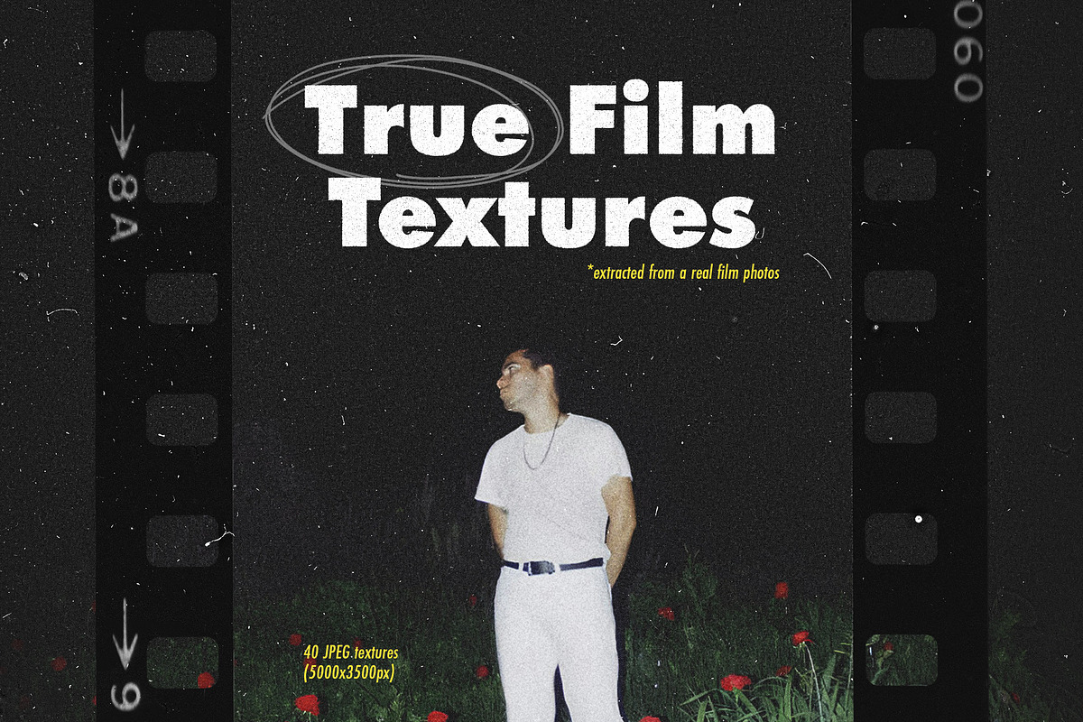 True Film Textures, a Texture Graphic by Freezerondigital (Photo 1 of 16)