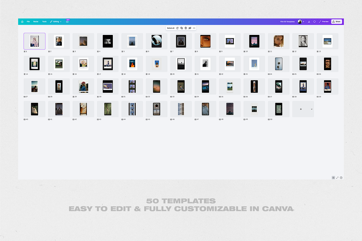 FILM FRAME | Inst Posts & Stories, a Social Media Template by The Muza (Photo 7 of 8)