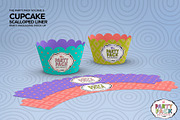Cupcake Scalloped Liner Party Mockup, a Cups & Container Mockup by INCDesign (Thumbnail 3 of 7)