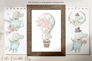 Cute Tropical animals clipart., an Animal Illustration by Yuliya Art (Thumbnail 10 of 33)